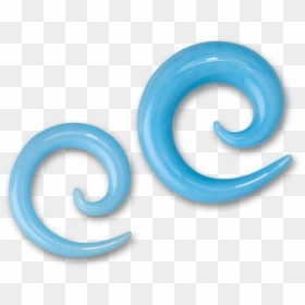 Pyrex Sky Blue Spiral - Circle, HD Png Download - pyrex png
