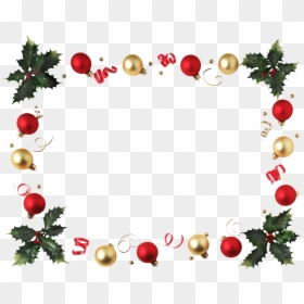 Transparent Background Christmas Border, HD Png Download - feliz navidad y prospero año nuevo png