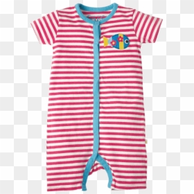 Red And White Striped Baby Romper - Winnie The Pooh White And Yellow Striped Shirt, HD Png Download - white stripe png