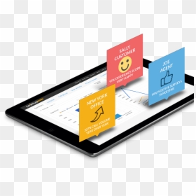 Business Management Software Customer Insights - Isometric Mockup Ipad Png, Transparent Png - office phone png