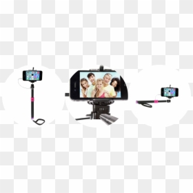 Computer Monitor, HD Png Download - selfie stick png