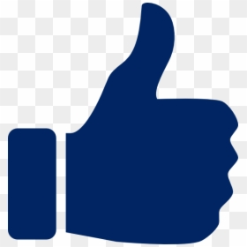 Blue Thumbs Up Icon Svg Clip Arts - Transparent Background Thumbs Up Png, Png Download - thumbs up .png