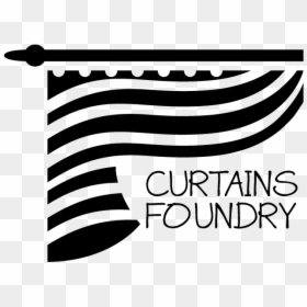 Curtains Foundry, HD Png Download - black curtains png