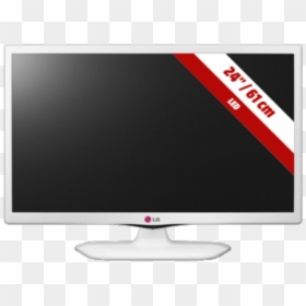 Transparent Televisor Png - Tv Monitor Lg 24 En Png, Png Download - televisor png