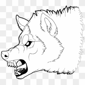 Flexing Arm Lineart - Drawing Wolf, HD Png Download - flexing arm png