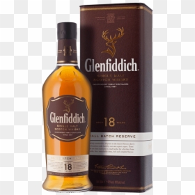 18 Years Glenfiddich Single Malt Scotch Whisky, HD Png Download - scotch png