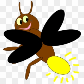 Cartoon Firefly Png - Cute Lightning Bug Clipart, Transparent Png - vhv