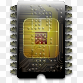 Biochip V7 - Computer Microchip Of Biochip, HD Png Download - textura png