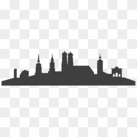 Munich Skyline Svg, HD Png Download - worship silhouette png