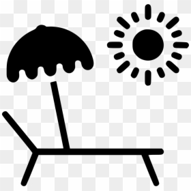 Chilling Chill Pool Side Swimming Umbrella Summer - Chill Icon Png, Transparent Png - swimming silhouette png