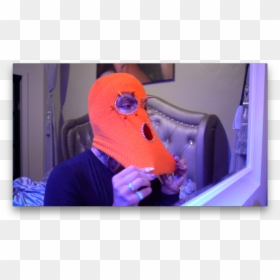 Sr1 Pumpkin Head Ski Mask - Sneakers, HD Png Download - pumpkin head png