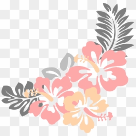 Border Hawaiian Flower Clipart, HD Png Download - hibiscus clipart png
