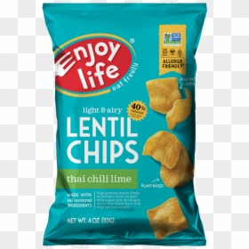 Enjoy Life Plentils Dill & Sour Cream Lentil Chips, HD Png Download - thai flag png