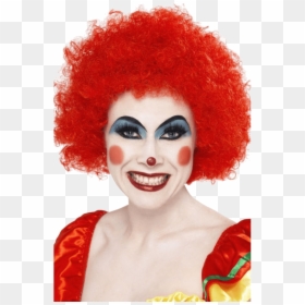 Transparent Clown Wig Png - Clown Wig Red, Png Download - clown hair png