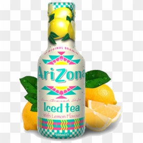 Arizona Iced Tea Lemon Bottle, HD Png Download - arizona green tea png