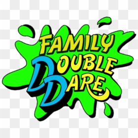 Family Double Dare Splat Logo - Family Double Dare Logo, HD Png Download - dare png