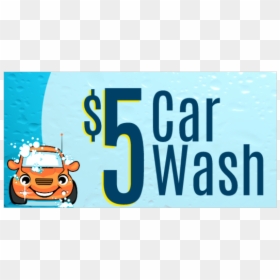 Car Wash Sign $5, HD Png Download - car wash bubbles png