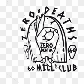Pewdiepie 60 Mill Logo Png - Pewdiepie Zero Deaths Logo, Transparent Png - album png