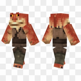 Diving Suit Minecraft Skin, HD Png Download - jar jar png