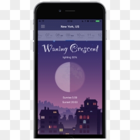 Iphone, HD Png Download - moon phase png