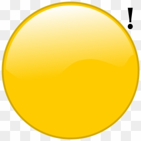 Circle, HD Png Download - yellow button png