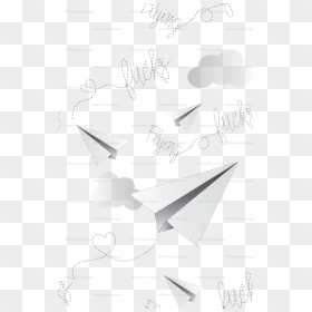 Document, HD Png Download - flying paper png
