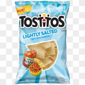 Tostitos® Lightly Salted - Tostitos Lightly Salted Chips, HD Png Download - tortilla chip png