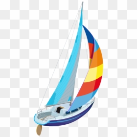 Sailboat Clip Art And - Transparent Background Sail Boats Clipart, HD Png Download - sailboat clipart png