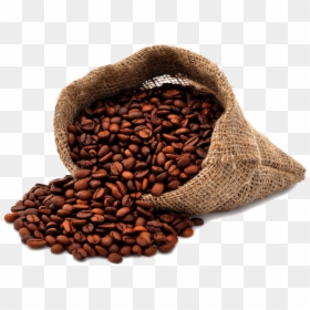 Coffee Bean Bag Png, Transparent Png - granos de cafe png