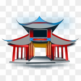 Chinese Pagoda - Chinese School Clipart, HD Png Download - pagoda png