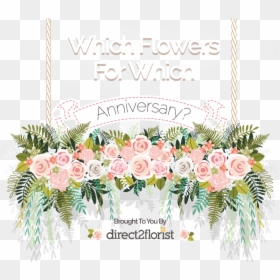Save The Date Couple Cartoon, HD Png Download - floral banner png