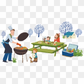Picnic Cartoon Png, Transparent Png - grill png