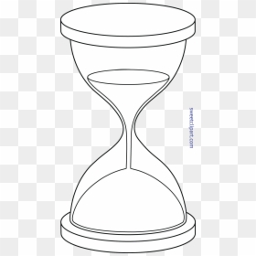 Sand Clock Png White, Transparent Png - hourglass png