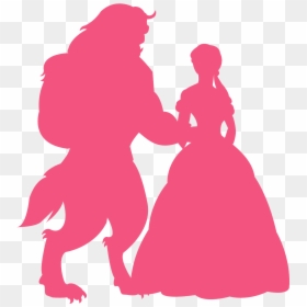 Pink Beauty And The Beast, HD Png Download - beauty and the beast png