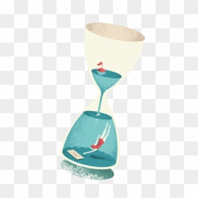 Editorial Illustration Tips, HD Png Download - hourglass png
