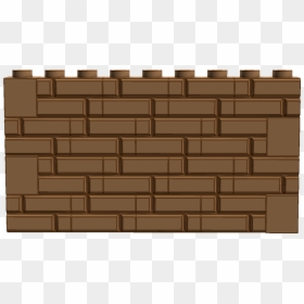Lego Brown Brick Wall, HD Png Download - brick wall png