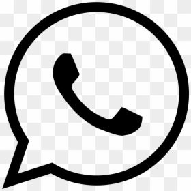 Whatsapp Logo Outline Png, Transparent Png - logo whatsapp png