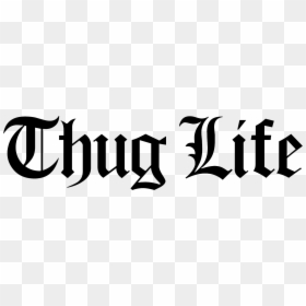 Thug Life Word Font, HD Png Download - thug life glasses png