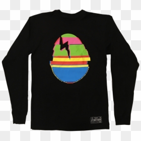 Long-sleeved T-shirt, HD Png Download - glitch png