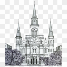 St. Louis Cathedral, HD Png Download - church png