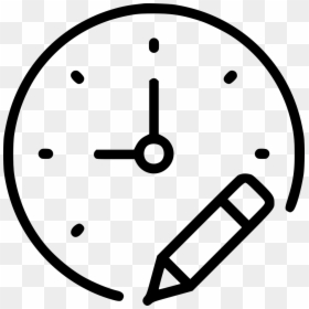Edit Clock Comments - Content Calendar Icon, HD Png Download - clock icon png