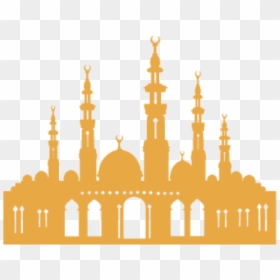 Mosque Orange Silhouette Png, Transparent Png - church png