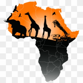 Transparent Map Of Africa, HD Png Download - africa png