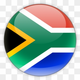 South Africa Flag Circle, HD Png Download - africa png