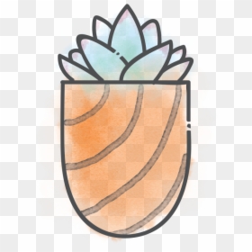 Draw A Succulent Easy, HD Png Download - succulent png