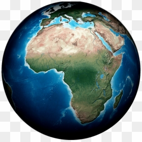 Earth With Africa Png, Transparent Png - africa png