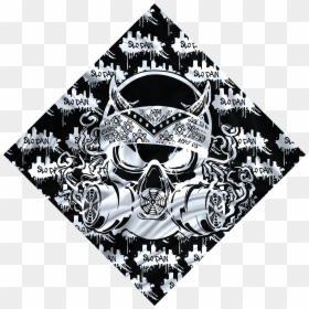 Gas Mask Demon Skull, HD Png Download - bandana png