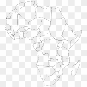 Printable Africa Political Map, HD Png Download - africa png