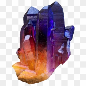 Orange And Purple Crystal, HD Png Download - crystal png