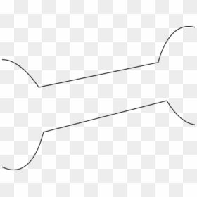 Line Art, HD Png Download - bone png